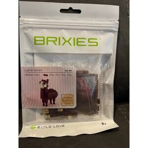 Brixies 109 piece building set- Brown Lama-NIB